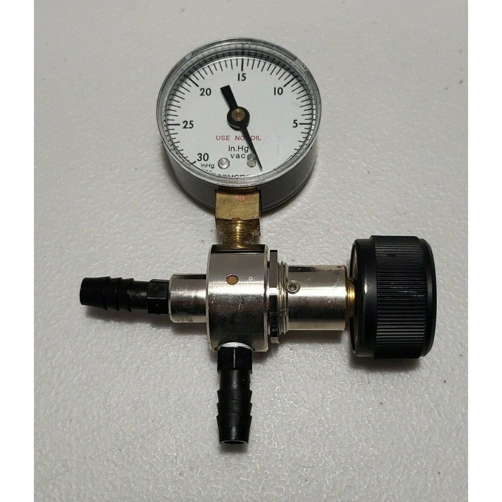 Ashcroft Pressure Gauge 0-30 inHg with Valve